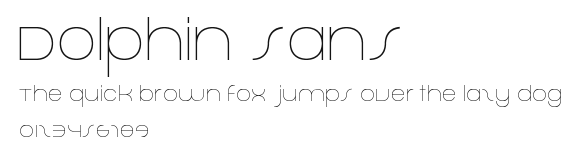 Dolphin Sans Preview