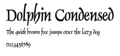 Dolphin Condensed Preview