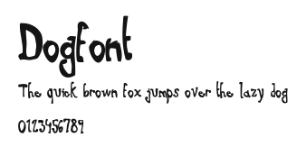 Dogfont Preview