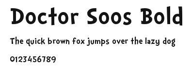 Doctor Soos Bold Preview