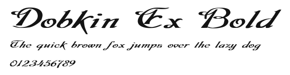 Dobkin Ex Bold Preview
