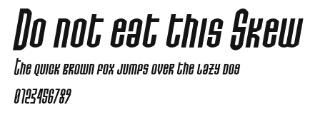 Do not eat this Skew Preview