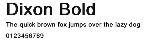 Dixon Bold Preview
