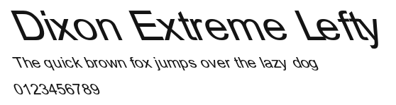 Dixon Extreme Lefty Preview