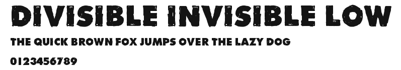 Divisible Invisible Low Preview