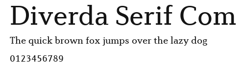 Diverda Serif Com Preview
