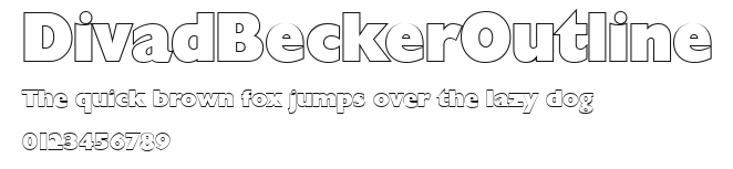 DivadBeckerOutline Preview