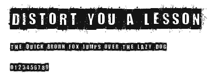 Distort You A Lesson Preview