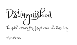 Distinguished Preview