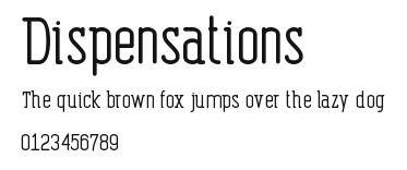 Dispensations Preview