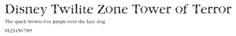 Disney Twilite Zone Tower of Terror Preview
