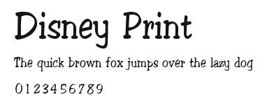 Disney Print Preview
