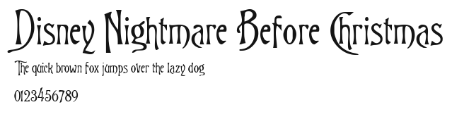 Disney Nightmare Before Christmas Preview