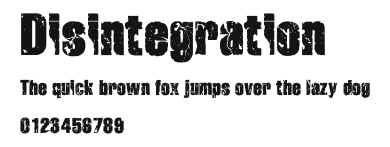 Disintegration Preview