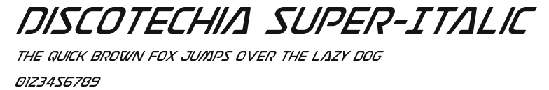 Discotechia Super-Italic Preview