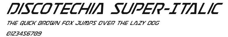 Discotechia Super-Italic Preview