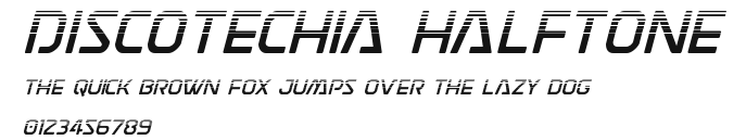 Discotechia Halftone Preview