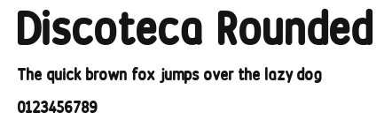 Discoteca Rounded Preview