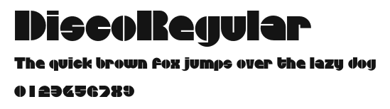 DiscoRegular Preview