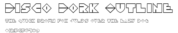 Disco Dork Outline Preview