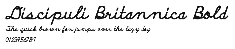 Discipuli Britannica Bold Preview