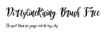 DirtylineRising Brush Free Preview