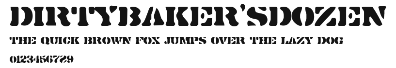 DirtyBaker'sDozen Preview
