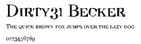 Dirty31 Becker Preview