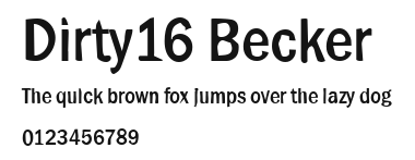 Dirty16 Becker Preview