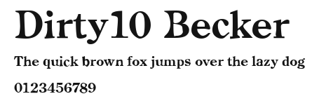 Dirty10 Becker Preview