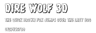 Dire Wolf 3D Preview