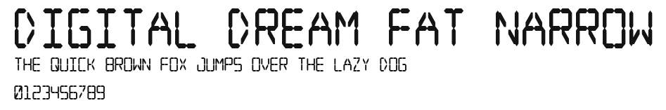 Digital dream Fat Narrow Preview