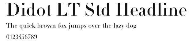 Didot LT Std Headline.otf