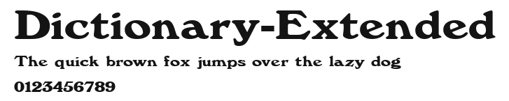 Dictionary-Extended.ttf