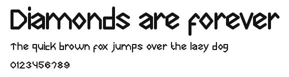 Diamonds are forever.ttf