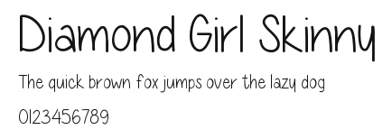Diamond Girl Skinny.ttf
