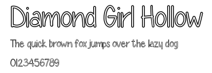 Diamond Girl Hollow.ttf