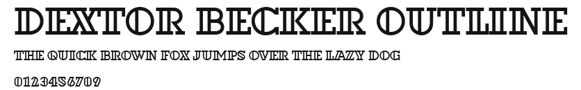 Dextor Becker Outline Preview