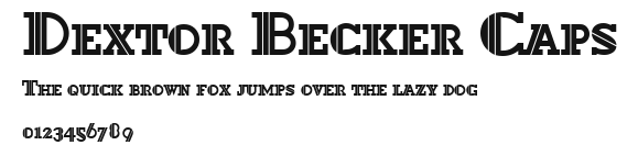 Dextor Becker Caps.ttf