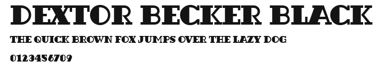 Dextor Becker Black.ttf