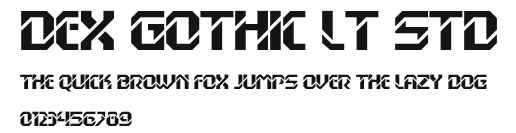 Dex Gothic LT Std.otf
