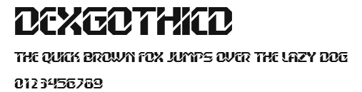 DexGothicD Preview