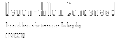 Devon-HollowCondensed Preview