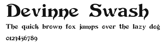 Devinne Swash Preview