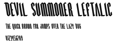 Devil Summoner Leftalic Preview