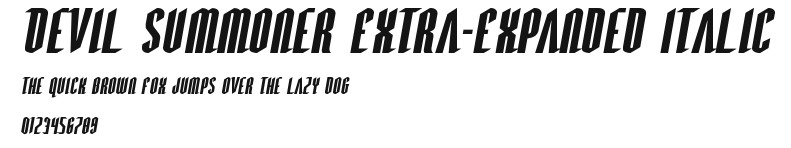 Devil Summoner Extra-Expanded Italic.ttf