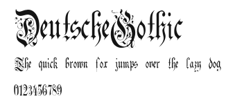 DeutscheGothic Preview