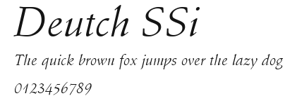 Deutch SSi Preview