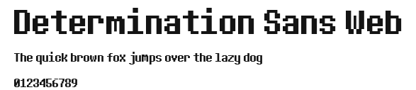 Determination Sans Web Preview