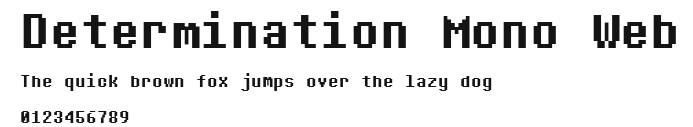 Determination Mono Web.ttf